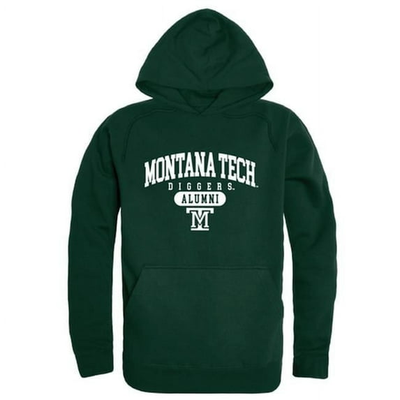 W Republic Montana Technological University Orediggers Alumni Hoodie, Forest Green - Small