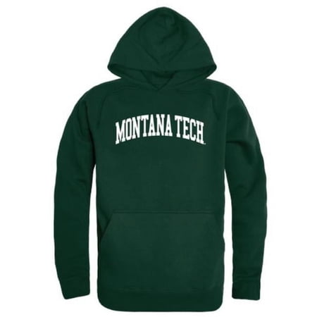 W Republic Montana Technological University Orediggers College Hoodie, Forest Green - Medium