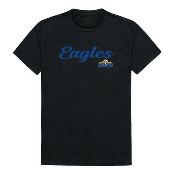 W Republic 554-134-BLK-05 Morehead State University Script T-Shirt, Black - 2XL