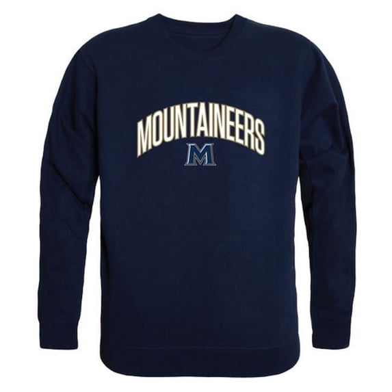 W Republic 541-347-NVY-04 Mount St. Marys University Men Campus Crewneck Sweatshirt, Navy - Extra Large