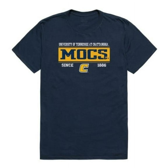 W Republic 507-246-NVY-03 NCAA Mens Tennessee At Chattanooga Mocs College Established T-Shirt, Navy - Large