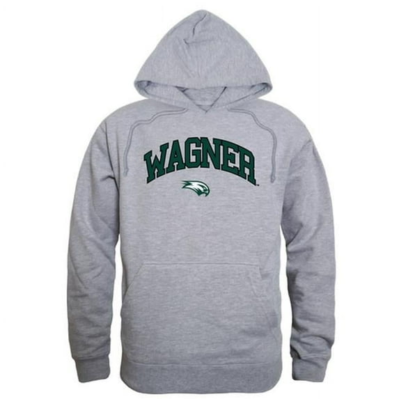 W Republic 540-462-HGY-04 NCAA Wagner College Seahawks Campus Hoodie T-Shirt, Heather Gray - Extra Large
