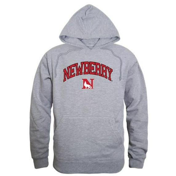 W Republic Newberry College Wolves Campus Hoodie, Heather Grey - Medium