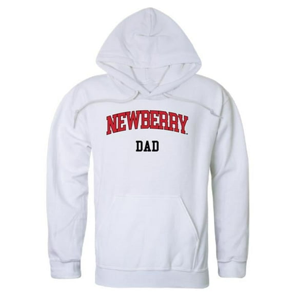 W Republic Newberry College Wolves Dad Hoodie, White - Large