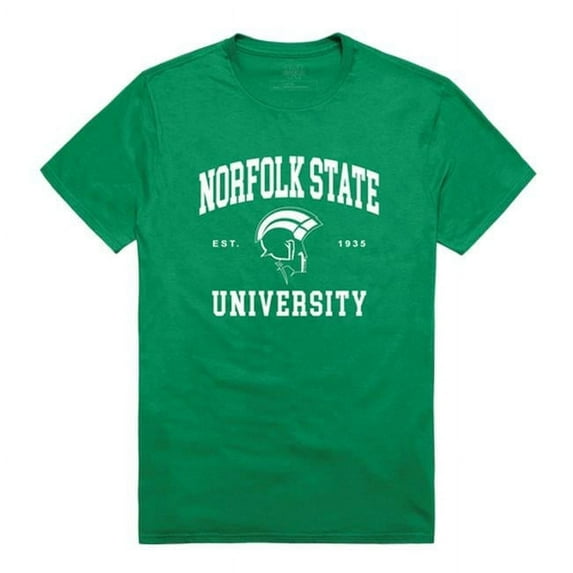 W Republic 526-350-KEL-02 Norfolk State University Seal T-Shirt, Kelly - Medium
