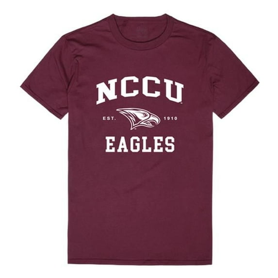W Republic North Carolina Central University Seal T-Shirt, Maroon & White - Large
