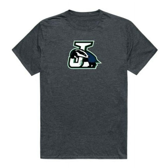 W Republic  Northern Vermont University Badgers Cinder College T-Shirt, Heather Charcoal - Extra Large