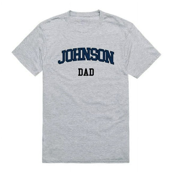 W Republic Northern Vermont University Badgers College Dad T-Shirt, Heather Grey - Medium