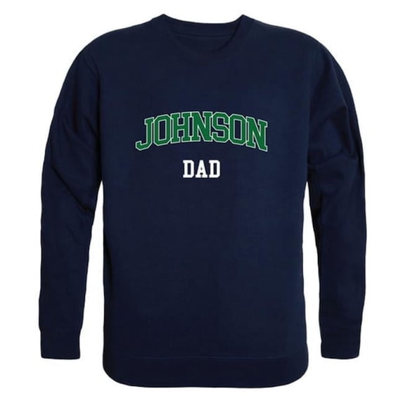 W Republic Northern Vermont University Badgers Dad Crewneck Sweatshirt, Navy - Small