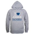 thumbnail image 1 of W Republic  Northern Vermont University Badgers I Love Hoodie, Heather Grey - Extra Large, 1 of 1