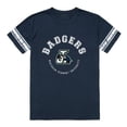 thumbnail image 1 of W Republic  Northern Vermont University Badgers Men Football T-Shirt, Navy - Small, 1 of 1