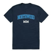 W Republic  Northwood University Timberwolves College Mom T-Shirt, Navy - Large