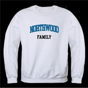 W Republic  Northwood University Timberwolves Family Crewneck Sweatshirt, White - Extra Large