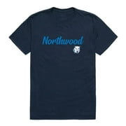W Republic  Northwood University Timberwolves Script T-Shirt, Navy - Extra Large