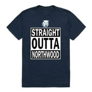 W Republic  Northwood University Timberwolves Straight Outta T-Shirt, Navy - 2XL