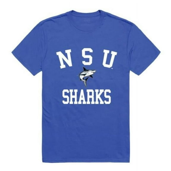 W Republic 539-358-RYL-02 Nova Southeastern University Arch T-Shirt, Royal - Medium