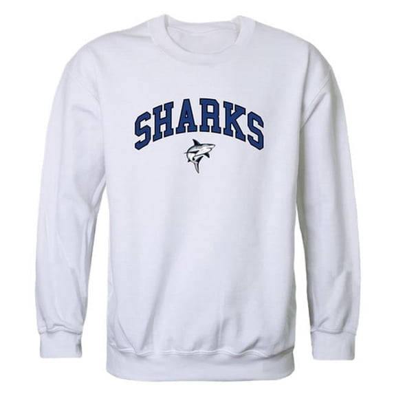 W Republic Nova Southeastern University Men Campus Crewneck Sweatshirt - White - 2XL