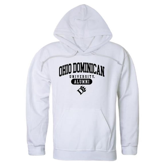 W Republic Ohio Dominican University Panthers Alumni Hoodie, White - Extra Large