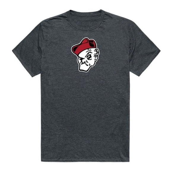 W Republic  Ohio Wesleyan University Bishops Cinder College T-Shirt, Heather Charcoal - Large