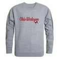 thumbnail image 1 of W Republic  Ohio Wesleyan University Bishops Script Crewneck Sweatshirt, Heather Grey - Large, 1 of 1