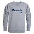 thumbnail image 1 of W Republic 556-228-HGY-02 Old Dominion University Mens Script Crewneck T-Shirt, Heather Gray - Medium, 1 of 1