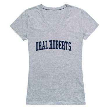 W Republic  Oral Roberts University Golden Eagles Game Day Women T-Shirt, Heather Grey - 2XL