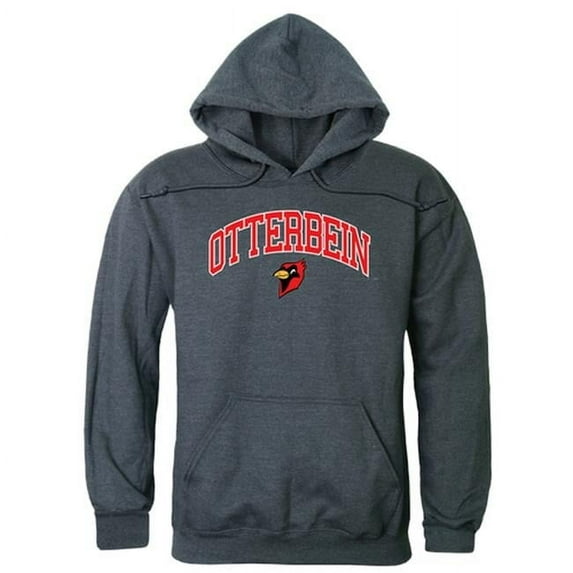 W Republic 540-361-HCH-04 Otterbein University Men Campus Hoodie, Heather Charcoal - Extra Large