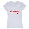 thumbnail image 1 of W Republic 555-361-WHT-01 Otterbein University Script T-Shirt for Women, White - Small, 1 of 1