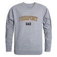 thumbnail image 1 of W Republic  Pierpont Community & Technical College Lions Dad Crewneck Sweatshirt, Heather Grey - 2XL, 1 of 1