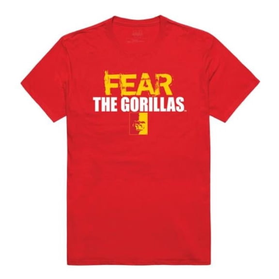 W Republic  Pittsburg State University Fear T-Shirt, Red - Large