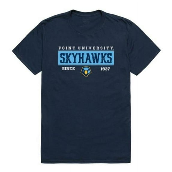 W Republic Point University Skyhawks College Established T-Shirt, Navy - 2XL