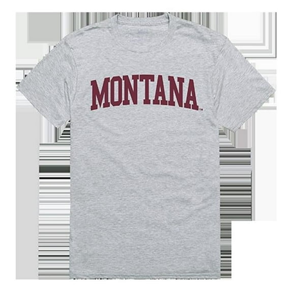 W Republic Products 500-191-HGY-02 Montana Game Day Tee, Heather Grey - Medium