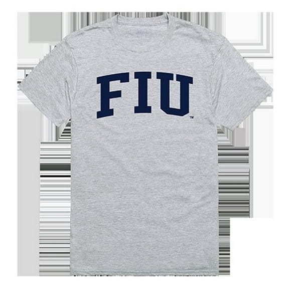 W Republic Products 500-219-HGY-04 Florida International Game Day Tee, Heather Grey - Extra Large