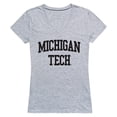 thumbnail image 1 of W Republic Products 501-341-HGY-03 Michigan Technology Game Day Womens Tee, Heather Grey - Large, 1 of 2