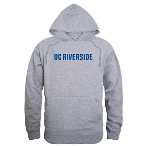 W Republic Products 503-111-HG2-01 University of California, Riverside Gameday Hoodie, Heather Grey - Small