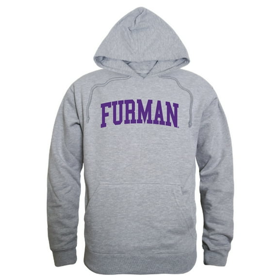 W Republic Products 503-220-HGY-03 Furman Game Day Hoodie, Heather Grey - Large