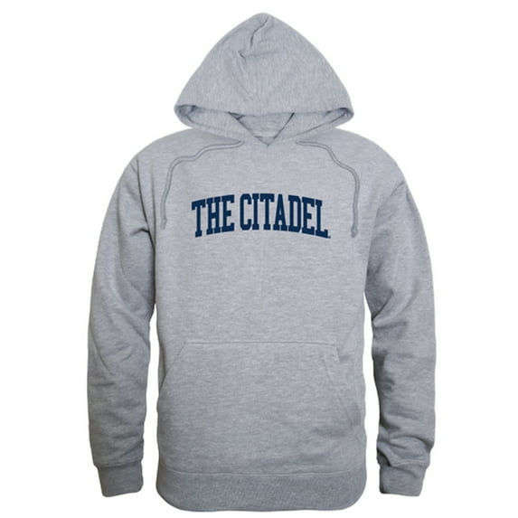 W Republic Products 503-239-HGY-02 The Citadel Game Day Hoodie, Heather Grey - Medium
