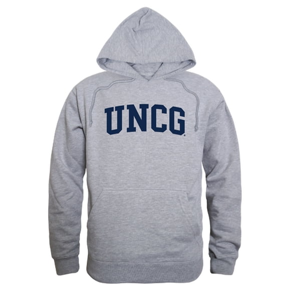 W Republic Products 503-245-HGY-04 University of North Carolina at Greensboro Game Day Hoodie, Heather Grey - Extra Large