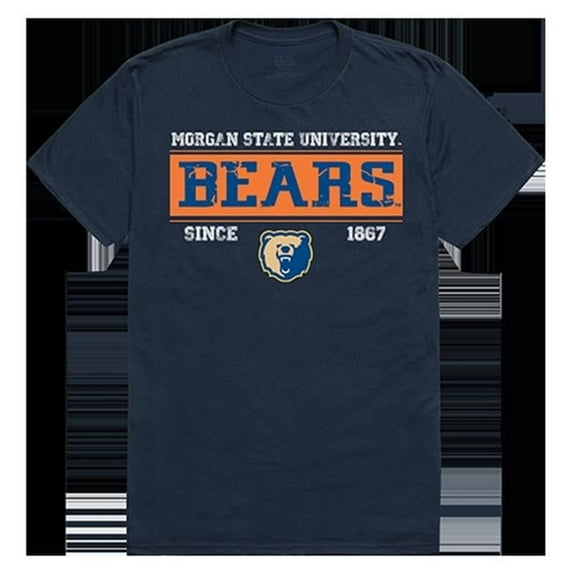 W Republic Products 507-224-BGT-03 Established Tee, Morgan State, Navy - Large