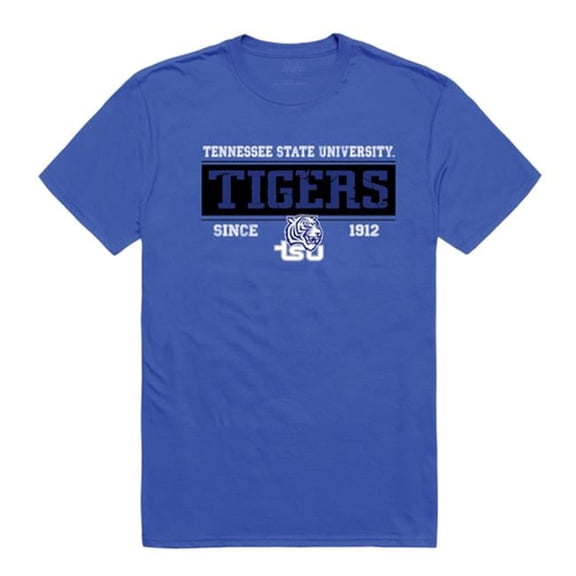 W Republic Products 507-390-RYL-02 Tennessee State University Established T-Shirt, Royal Blue - Medium