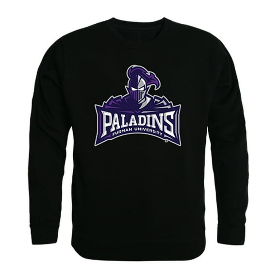W Republic Products 508-220-BLK-03 College Crewneck, Furman University, Black - Large