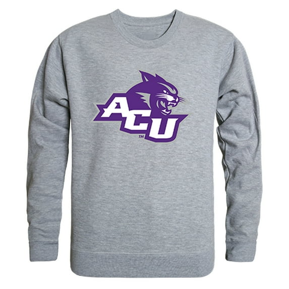 W Republic Products 508-257-HGY-03 College Crewneck, Abilene Christian, Heather Grey - Large