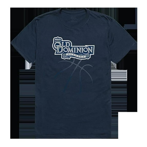W Republic Products 510-228-BGT-04 Basketball Tee, Old Dominion University, Navy - Extra Large