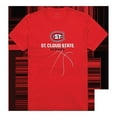 thumbnail image 1 of W Republic Products 510-237-R58-04 Basketball Tee, St Cloud State, Red - Extra Large, 1 of 2