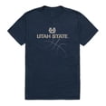 thumbnail image 1 of W Republic Products 510-250-BGT-03 Utah State University Basketball College Tee, Navy - Large, 1 of 2