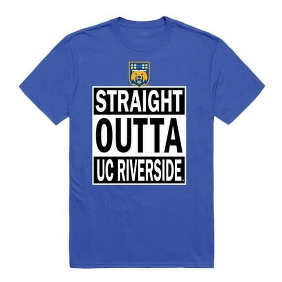 W Republic Products 511-111-RYL-05 University of California, Riverside Straight Outta T-Shirt, Royal Blue - 2XL