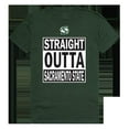 thumbnail image 1 of W Republic Products 511-231-033-05 Sacramento State University Straight Outta College Tee, Forest - 2XL, 1 of 2