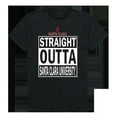thumbnail image 1 of W Republic Products 511-233-E27-03 Santa Clara University Straight Outta College Tee, Black - Large, 1 of 2