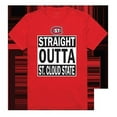 thumbnail image 1 of W Republic Products 511-237-R58-01 St. Cloud State University Straight Outta College Tee, Red - Small, 1 of 2