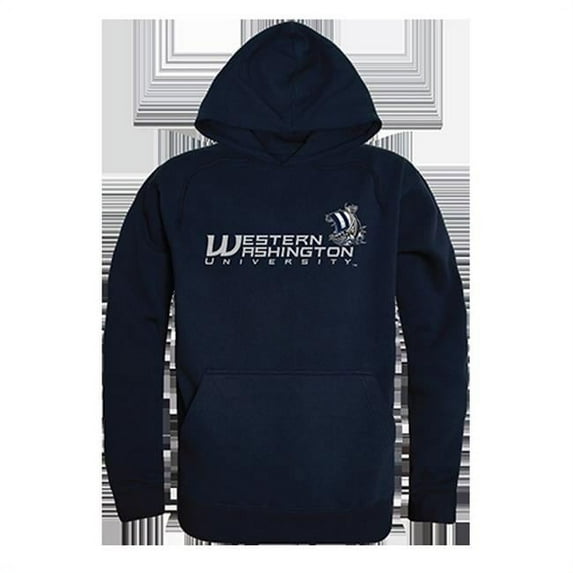 W Republic Products 512-252-NVY-04 Western Washington University the Freshman Pullover, Navy - Extra Large